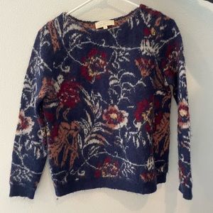 Sezane floral sweater